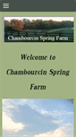 Mobile Screenshot of chambourcinspringfarms.com